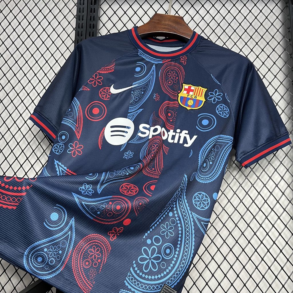 CAMISETA BARCELONA 24/25 EDICION ESPECIAL AZUL Y ROJA