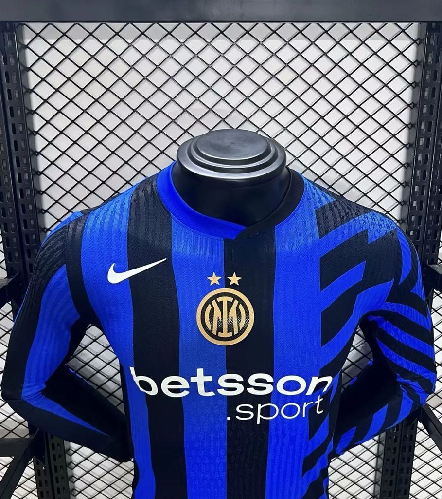 CAMISETA INTER DE MILAN l 24/25 MANGA LARGA (VERSIÓN JUGADOR)