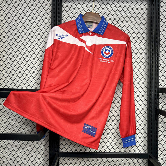 CAMISETA CHILE 1998 (RETRO) MANGA LARGA