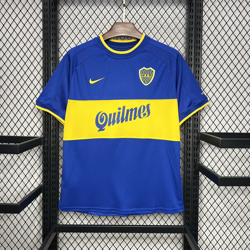 CAMISETA BOCA JUNIORS 2000/01 RETRO