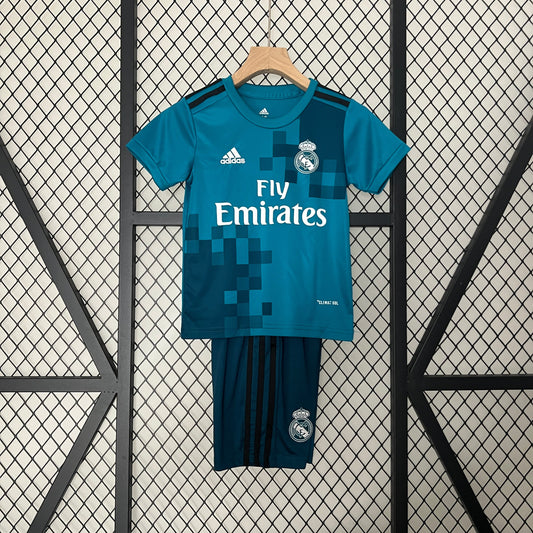 CAMISETA REAL MADRID III 17/18 CONJUNTO INFANTIL (RETRO)