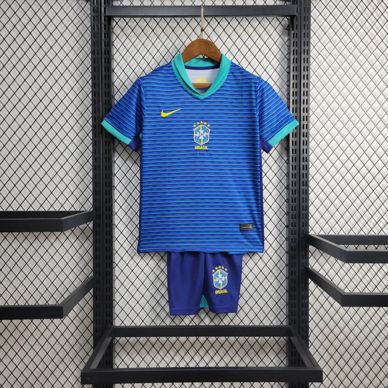 CAMISETA BRASIL II COPA AMÉRICA 2024 CONJUNTO INFANTIL