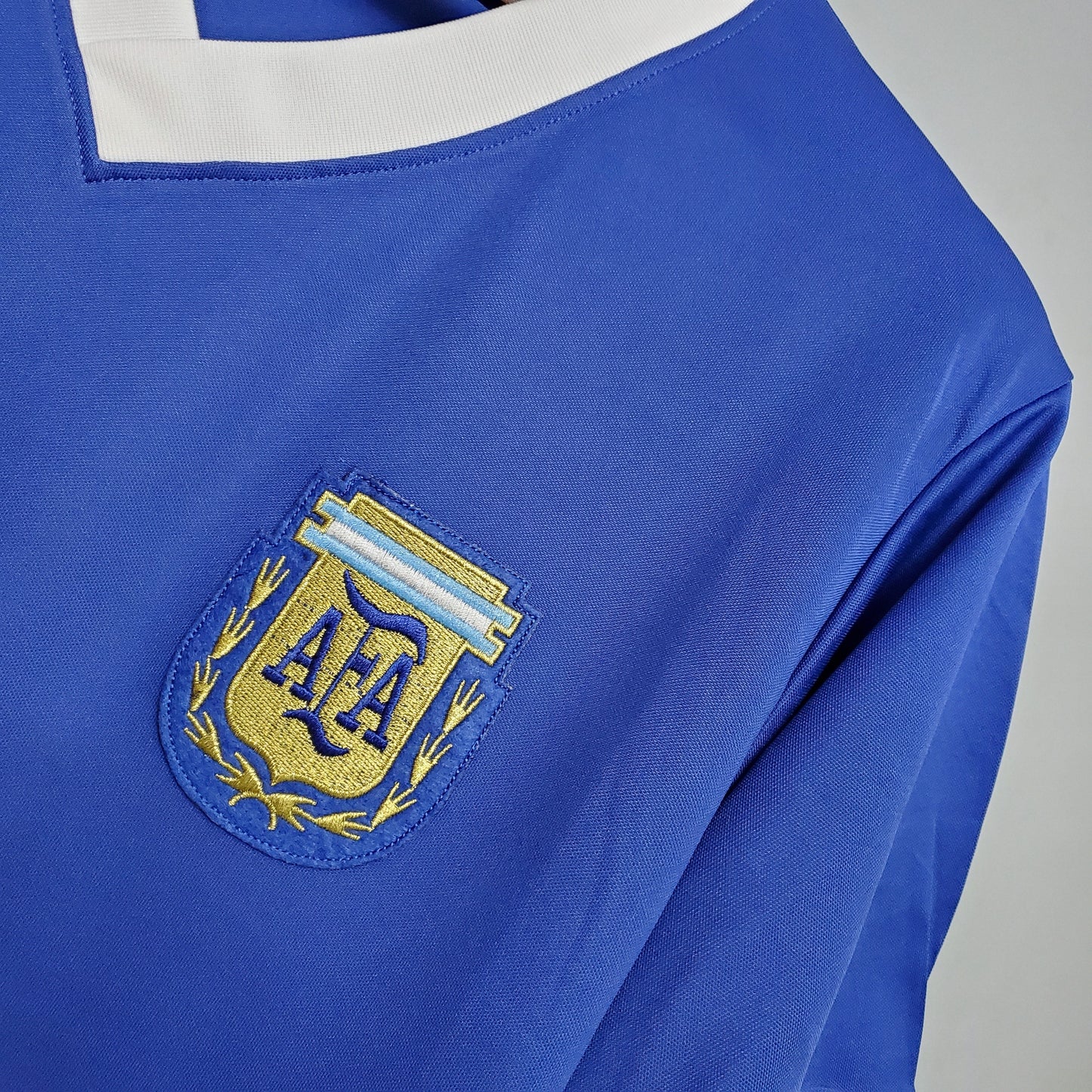 CAMISETA ARGENTINA II 86/87 HOMBRE (RETRO)