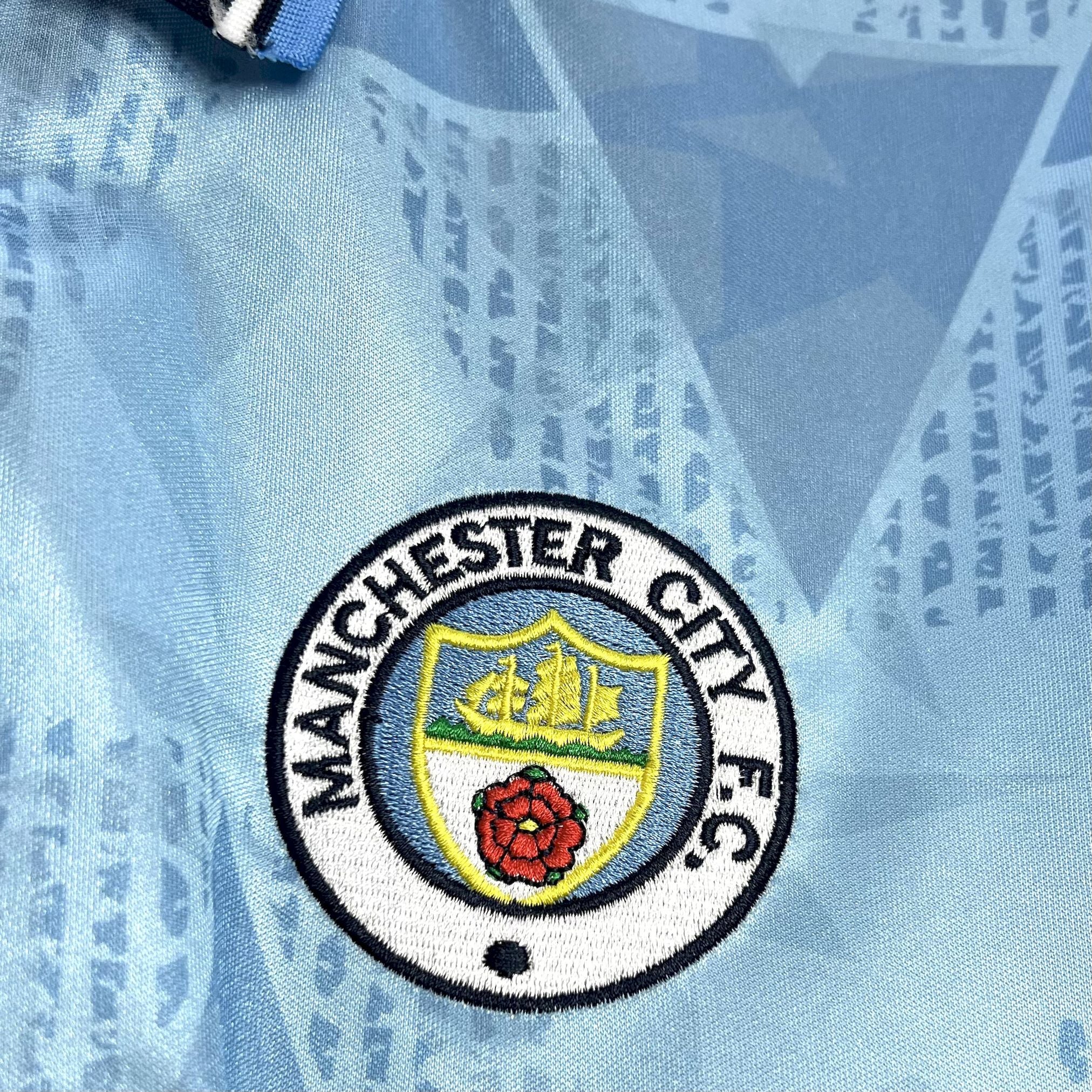 CAMISETA MANCHESTER CITY RETRO 1989/91 LOCAL