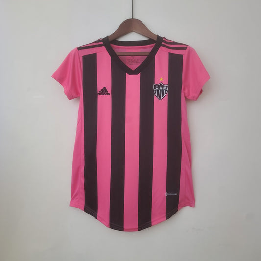 CAMISETA ATLETICO MINEIRO ROSA 23/24 MUJER