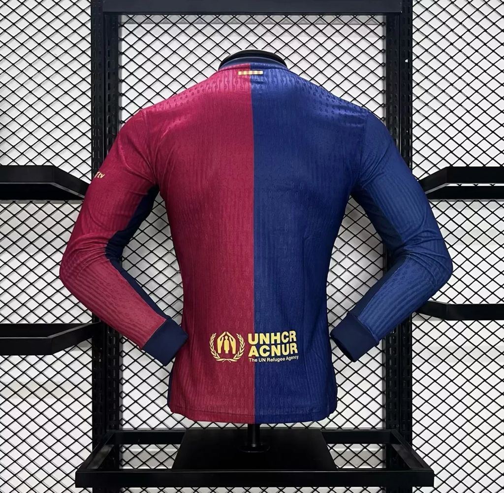 CAMISETA BARCELONA 24/25 HOMBRE MANGA LARGA VERSIÓN JUGADOR