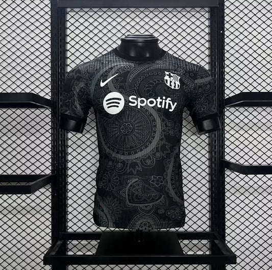 CAMISETA BARCELONA EDICIÓN ESPECIAL NEGRA 24/25 HOMBRE (VERSIÓN JUGADOR)