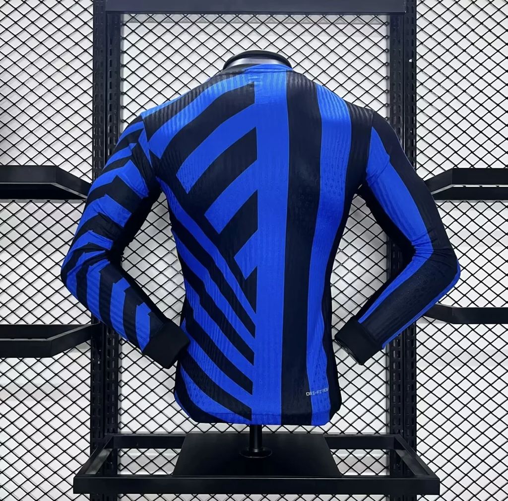 CAMISETA INTER DE MILAN l 24/25 MANGA LARGA (VERSIÓN JUGADOR)