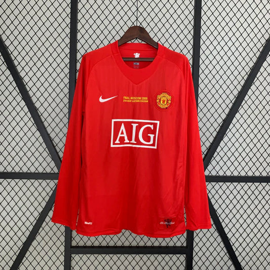 MANCHESTER UNITED I 07/08 HOMBRE (RETRO) MANGA LARGA MOSCÚ