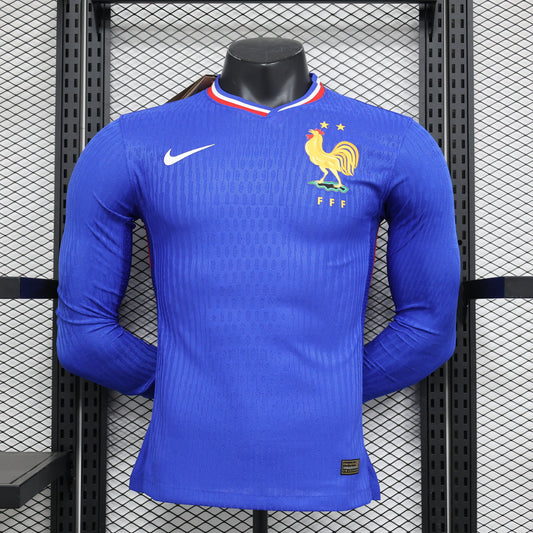 CAMISETA FRANCIA I MANGA LARGA EURO 2024 HOMBRE (VERSIÓN JUGADOR)