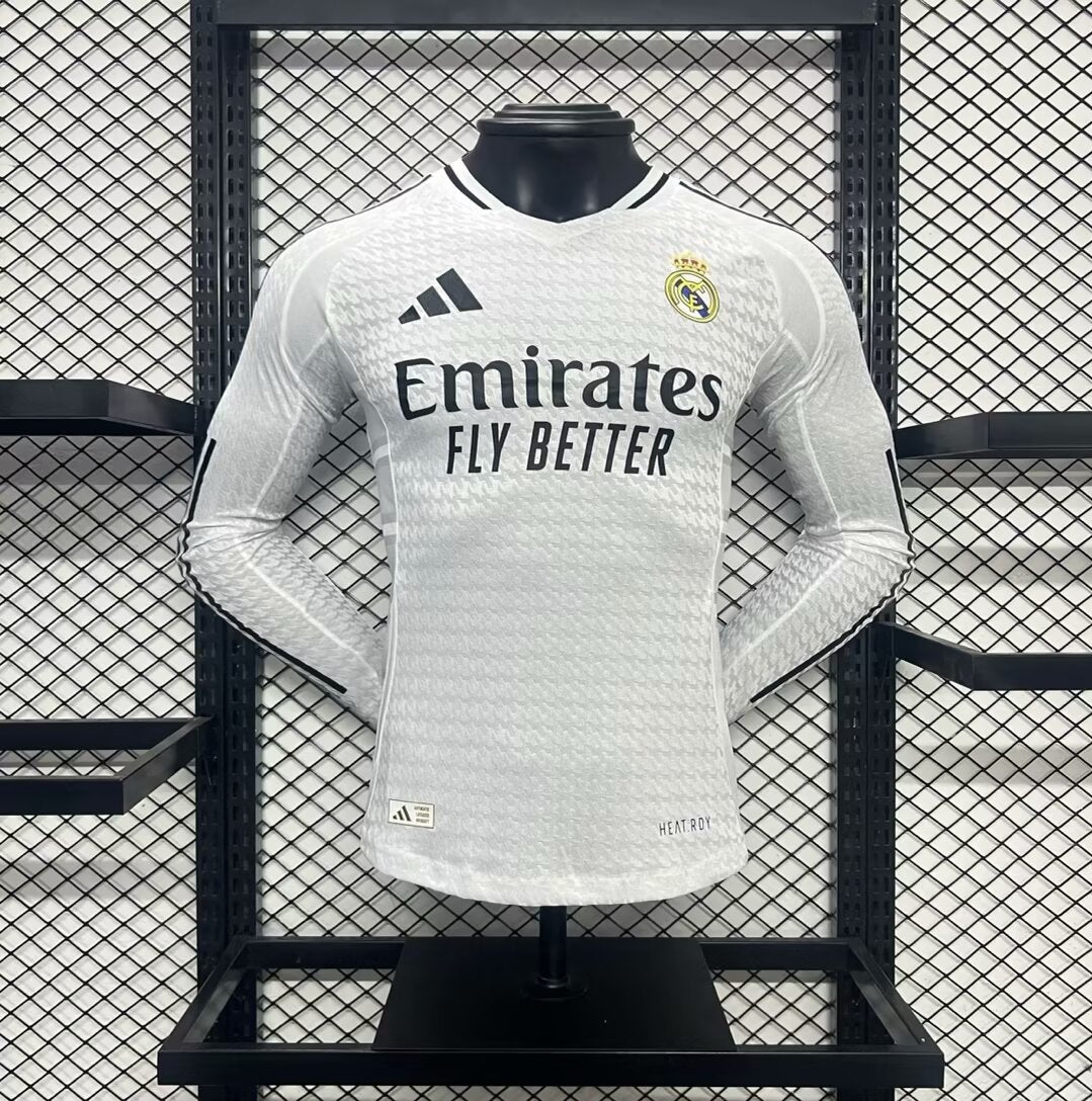 CAMISETA REAL MADRID 24/25 HOMBRE MANGA LARGA (VERSIÓN JUGADOR)