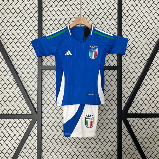 CAMISETA ITALIA I EURO 2024 CONJUNTO INFANTIL