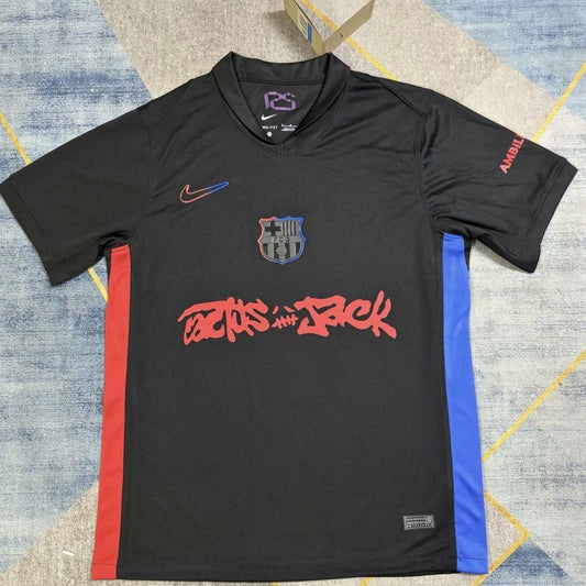 CAMISETA BARCELONA VISITA 24/25 TRAVIS SCOTT ROJA