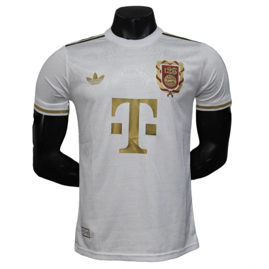 CAMISETA BAYERN MUNICH 2025/26 EDICION 125 ANIVERSARIO VERSION JUGADOR BLANCA