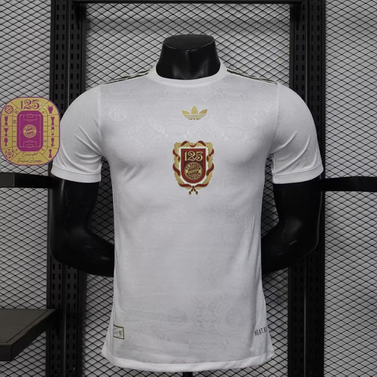 CAMISETA BAYERN MUNICH 2025/26 EDICION 125 ANIVERSARIO VERSION JUGADOR BLANCA 2